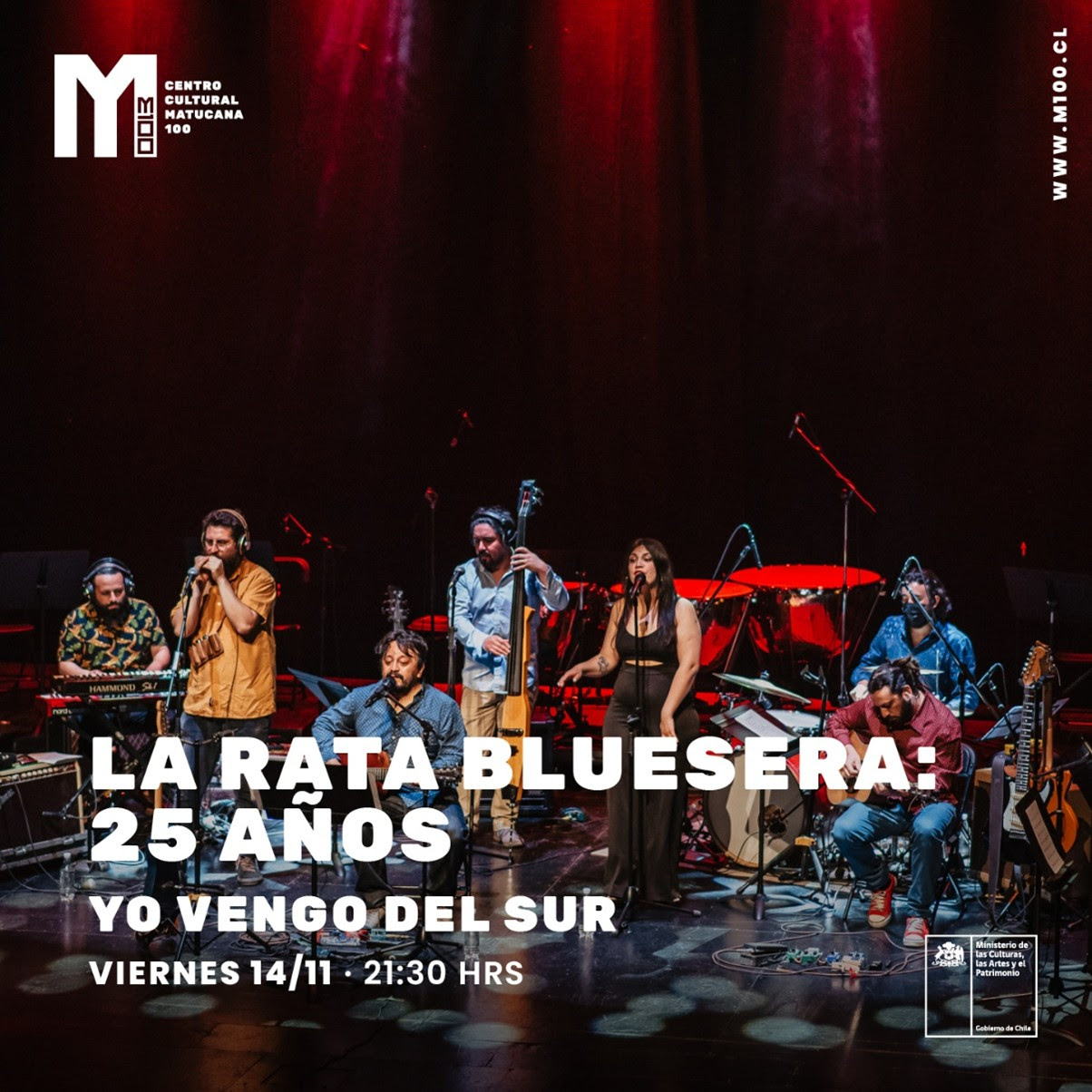 Yo Vengo del Sur: La Rata Bluesera agenda presentación en Matucana 100